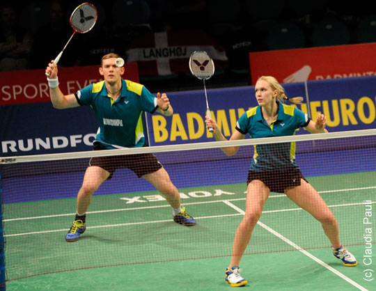 Marvin Seidel und Linda Efler (im Bild bei der Individual-EM 2017) gewannen das rein deutsche Mixed-Finale.