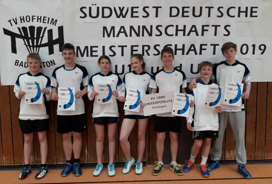 Die Mannschaft des SV 1880 Unterpörlitz