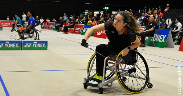 Valeska Knoblauch gewann bei der Para-Badminton-WM 2019 Bronze im Mixed.