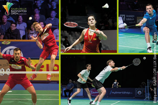 Fotocollage by SAAR.LOR:LUX Badminton Open